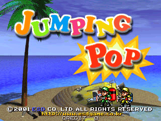 Jumping Pop Title Screen